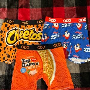 ODD Boxer Briefs Set - Cheetos, Frosted Flakes, Top Ramen